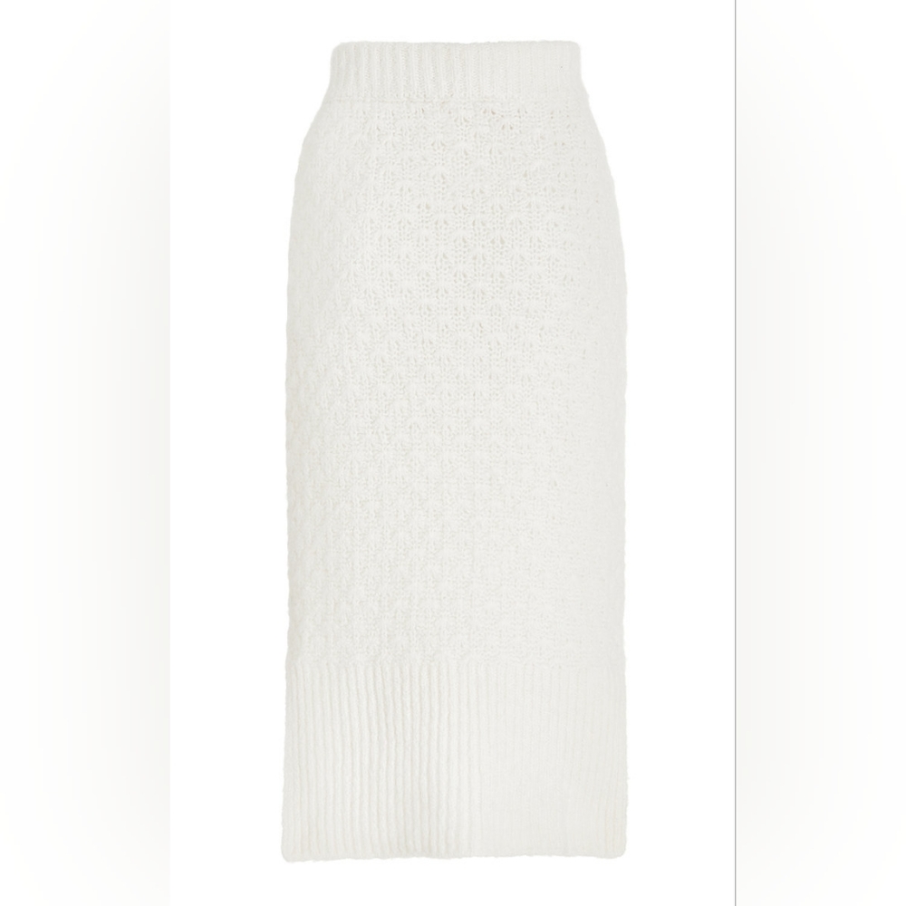 By Timo Pointelle Knit Alpaca Blend Skirt